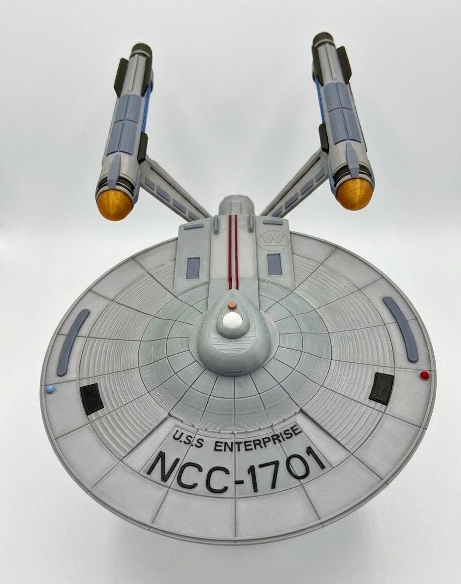 Star Trek Enterprise D Ornament - Etsy