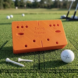 Weighted Golf Swing Trainer: Alignment Path Aid, Anti-Slice Training (2.5lb PETG)