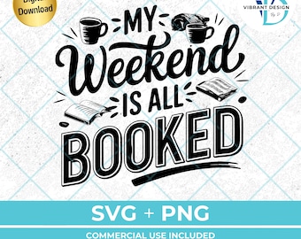 Book Lover SVG PNG | Book Quotes Design for Book Club Shirts, Reading Art, Bookmark Clipart, Bookish Gifts, Teacher Shirt SVG