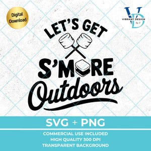 Diseño divertido de camisetas de campamento, SVG, decoración de campamento, imágenes prediseñadas de smores para caminatas, refranes de fogatas, archivos PNG SVG para camisetas, bolsos y regalos