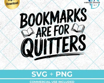Book Lover SVG PNG | Book Quotes Design for Book Club Shirts, Reading Art, Bookmark Clipart, Bookish Gifts, Teacher Shirt SVG