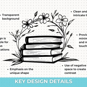 Book SVG PNG Bundle featuring designs like stack of books, open book, reading glasses, bookworm, and bookmarks. Ideal for Cricut and Silhouette projects such as book-themed decor, bookmarks, apparel, and book club crafts.