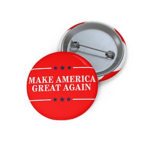 Make America Great Again Trump 2024 Pin Buttons