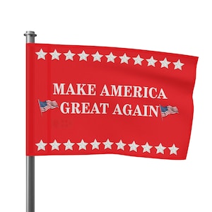 Make America Great Again Trump 2024 Flag