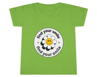 Toddler Find Your Smile Flower T-shirt