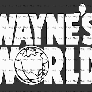 Wayne&#39;s World, png PNGEgg | Sublimatieontwerp | Direct downloaden | Digitaal bestand | Digitale download
