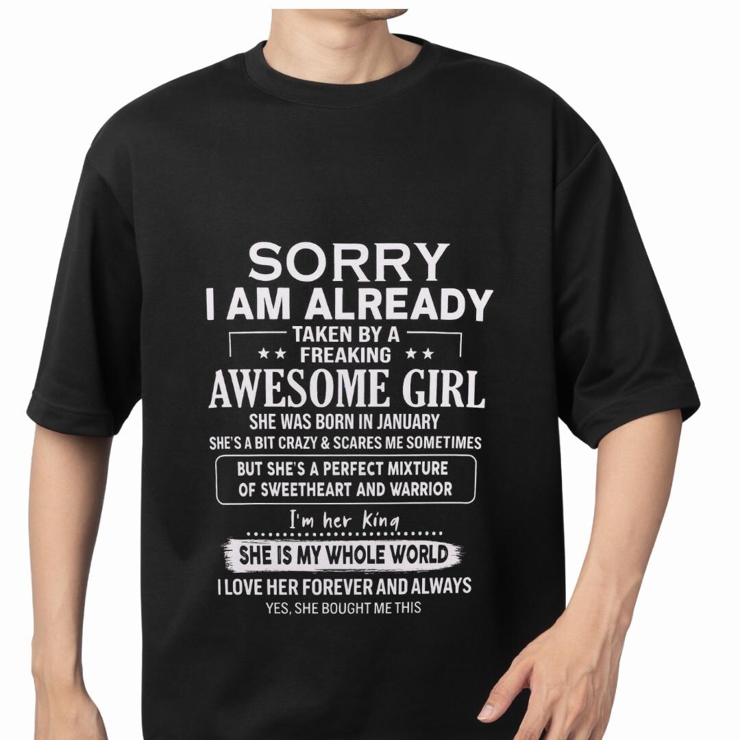SORRY I'M ALREADY TAKEN - PRINTED T SHIRT main image 0