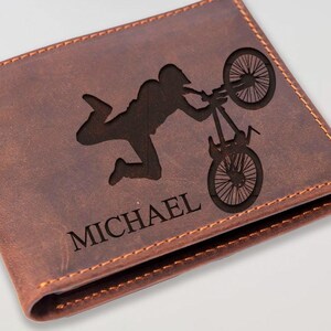 Gift For Those Who Love Cycling, Graduation Gift Wallet, Congratulatory Gift, Best Quality Men&#39;s, Birthday Gift, Gift Wallet For Brother