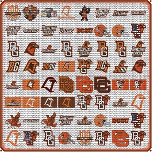 Arquivos SVG Falcons, arquivo cortado para Cricut e Silhouette e muito mais, para impressão, vetor, clipart, Bowling Green, BGSU, PNG, pacote, download instantâneo