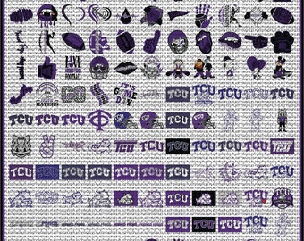 Horned Frogs SVG Files, Cut File for Cricut & Silhouette, Printable, Vector, Clipart, Texas Christian, University, TCU,PNG, Instant Download