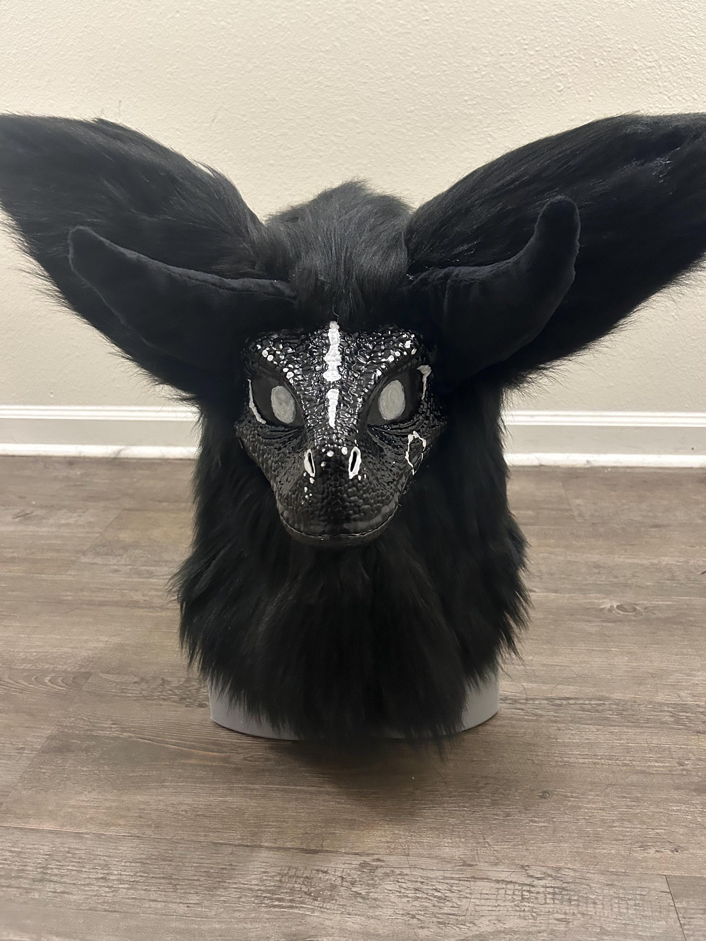 Custom Furred Dino Mask Fursuit Head - QUICK TAT - Etsy
