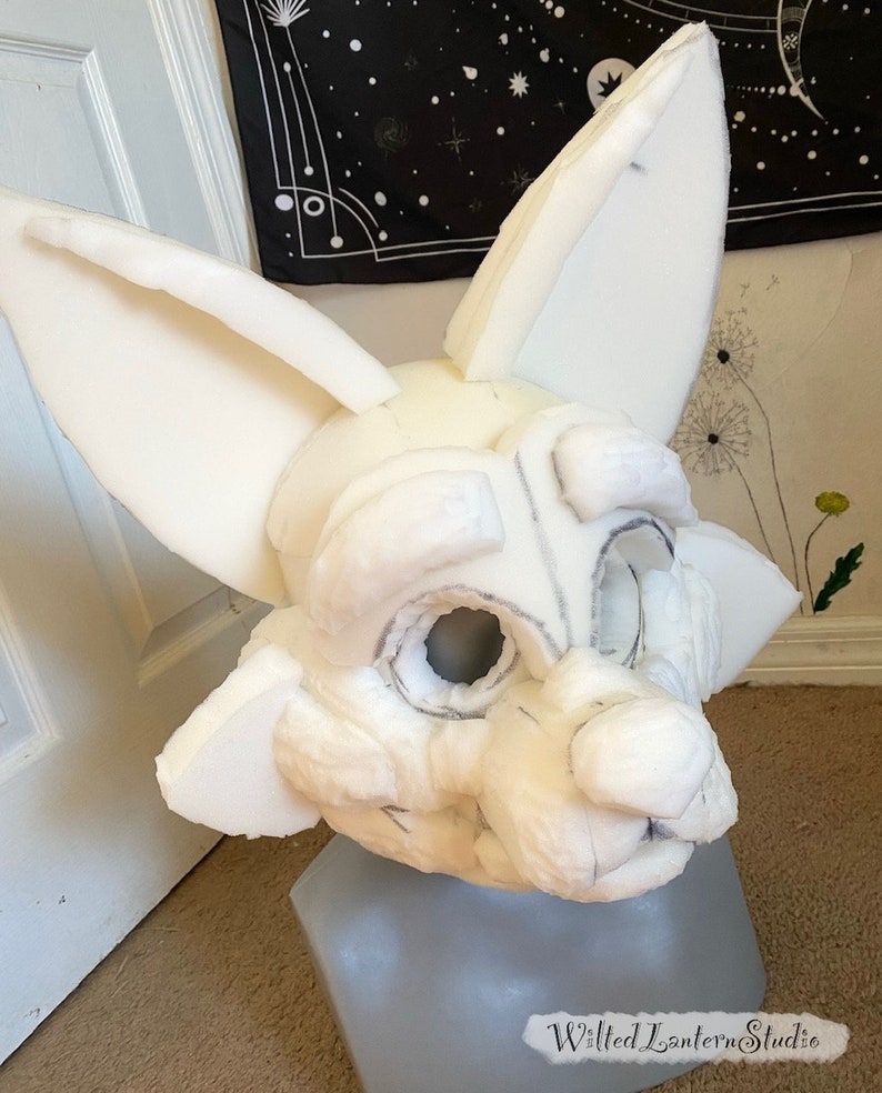 Custom Foam Fursuit Head Base QUICK TAT Etsy