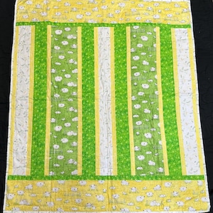 Sheep baby quilt