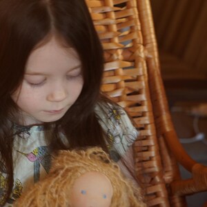 Waldorf doll with clothes, Organic doll, Soft sculpture doll, Art doll