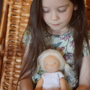 Waldorf doll with clothes, Soft sculpture doll, Art doll, Organic doll