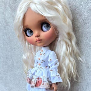 Blythe custom doll blythe ooak doll blythe dark skin