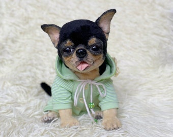 Made to order chihuahua puppy realistic toy