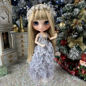 Op maat gemaakte Blythe Doll-feestjurk