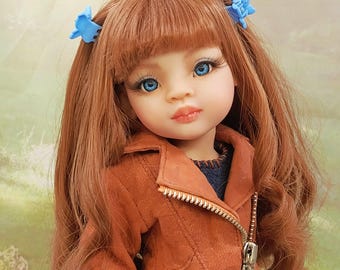 OOAK Doll Paola Reina Lumita Outfit made of genuine leather. beautiful doll Paola Reina repaint, living doll Collectible Spanish Paola Reina