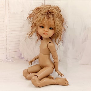 Articulated BJD body for Paola Reina doll. Mulatto skin tone.. Living super mobile body. Paola Reina OOAK