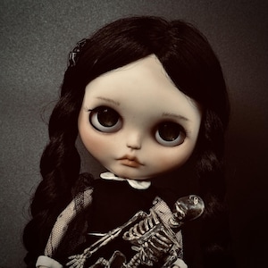 Custom Blythe Doll Wednesday