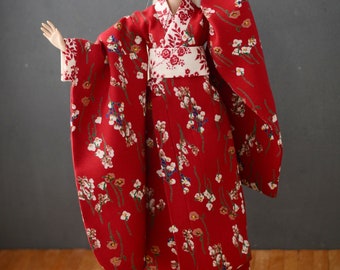 Pattern and guide for sewing Kimono for Barbie and Integrity dolls size