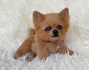 READY TO SHIP  chihuahua puppy realistic soft toy