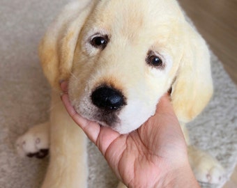MADE TO ORDER Labrador dog puppy realistic toy