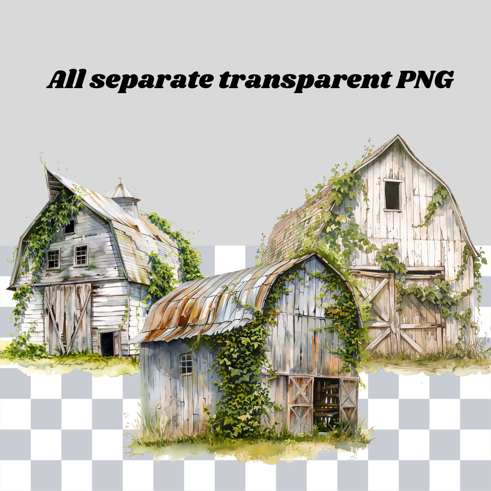 Barn PNG - 21 Barn Clipart - PNG Files, Transparent Background, 300 DPI ...