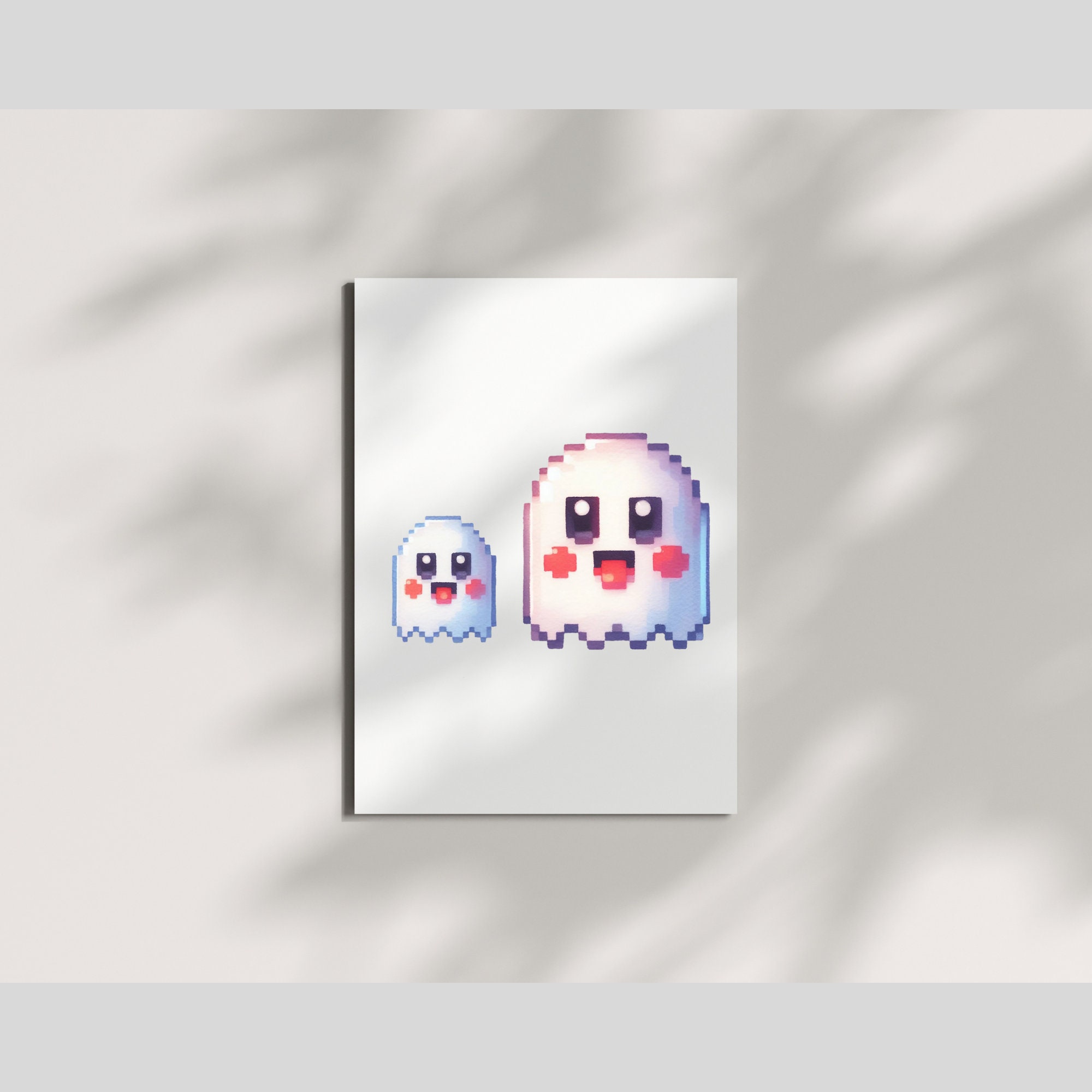 ピクセル ゴースト PNG - 21 ピクセル ゴースト クリップアート - PNG ファイル、透明な背景、300  DPI、個人および商業での使用に最適。 - Etsy 日本, image size:2000x2000