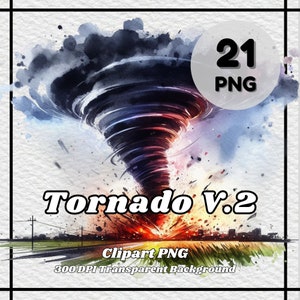 Tornado V.2 PNG - 21 Tornado V.2 Clipart - PNG Files, Transparent Background, 300 DPI, Ideal for Personal and Commercial Use.