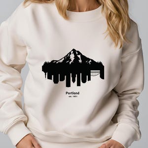 Portland Mount Hood SVG PNG JPG