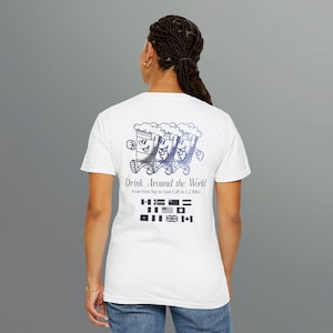 Epcot Drinking Around the World Tour Shirt, Epcot Drinking Shirt, Subtle Disney, Comfort Colors image 10