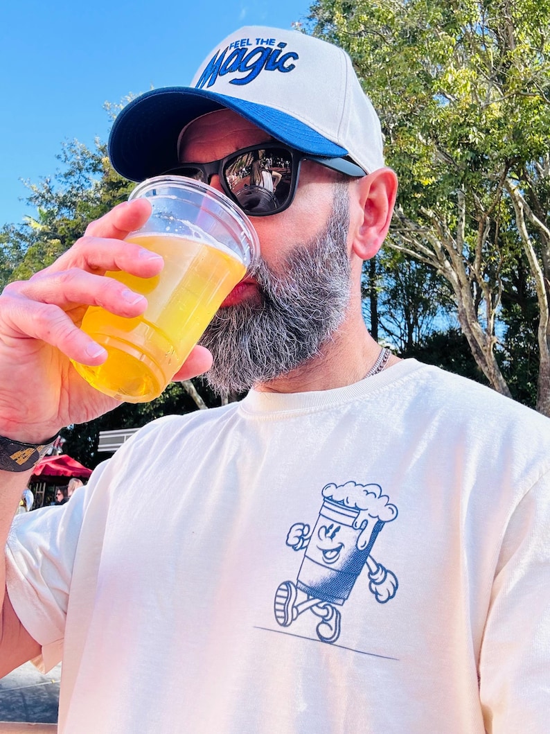 Epcot Drinking Around the World Tour Shirt, Epcot Drinking Shirt, Subtle Disney, Comfort Colors image 2