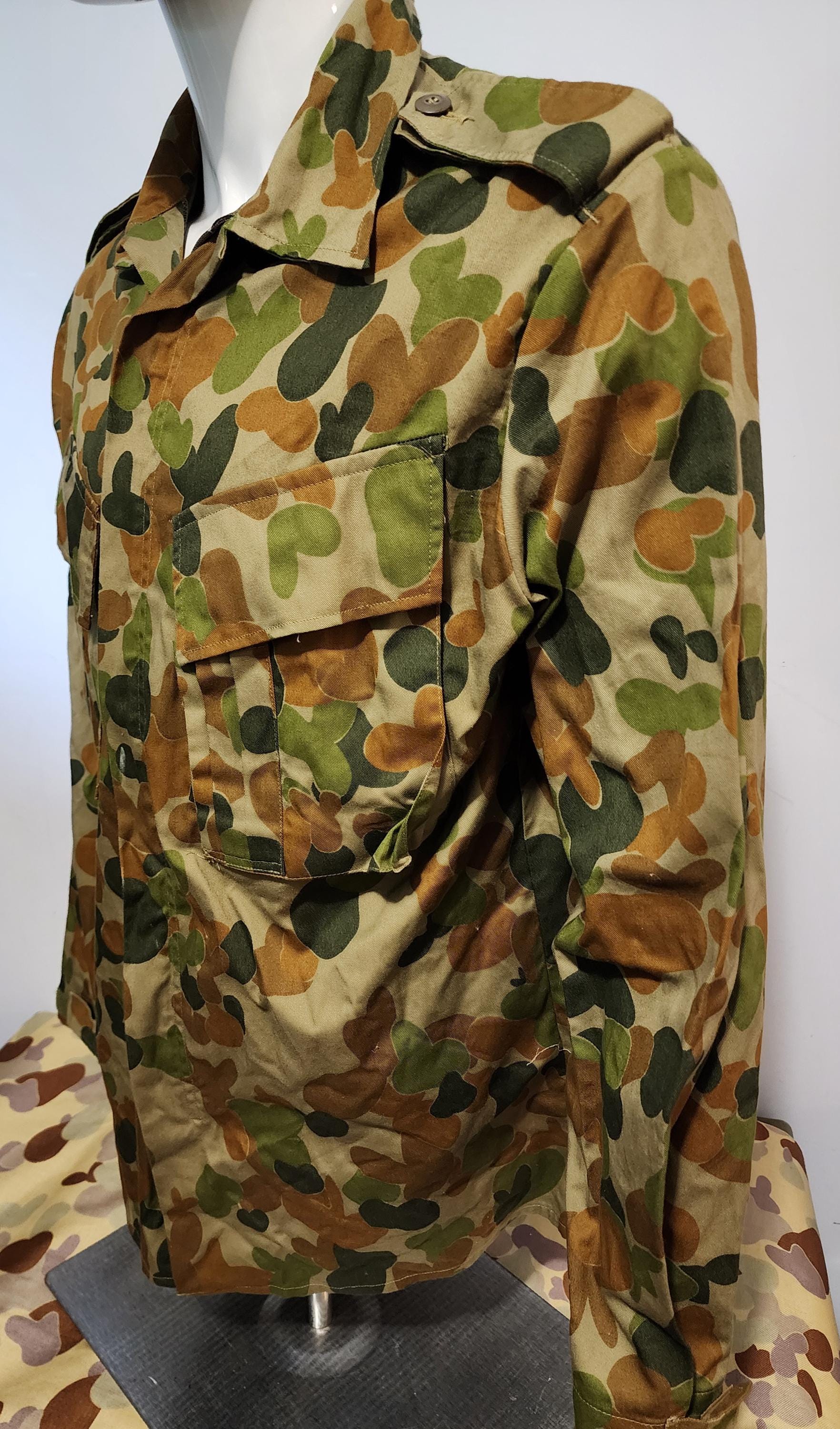 Large 100cm 39 inch Australian army armoured armour tank crew dpcu Auscam Camouflage Combat field shirt armor