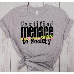 certified menace to society adult t Shirt