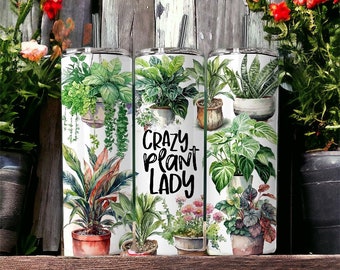 Crazy Plant Lady Tumbler