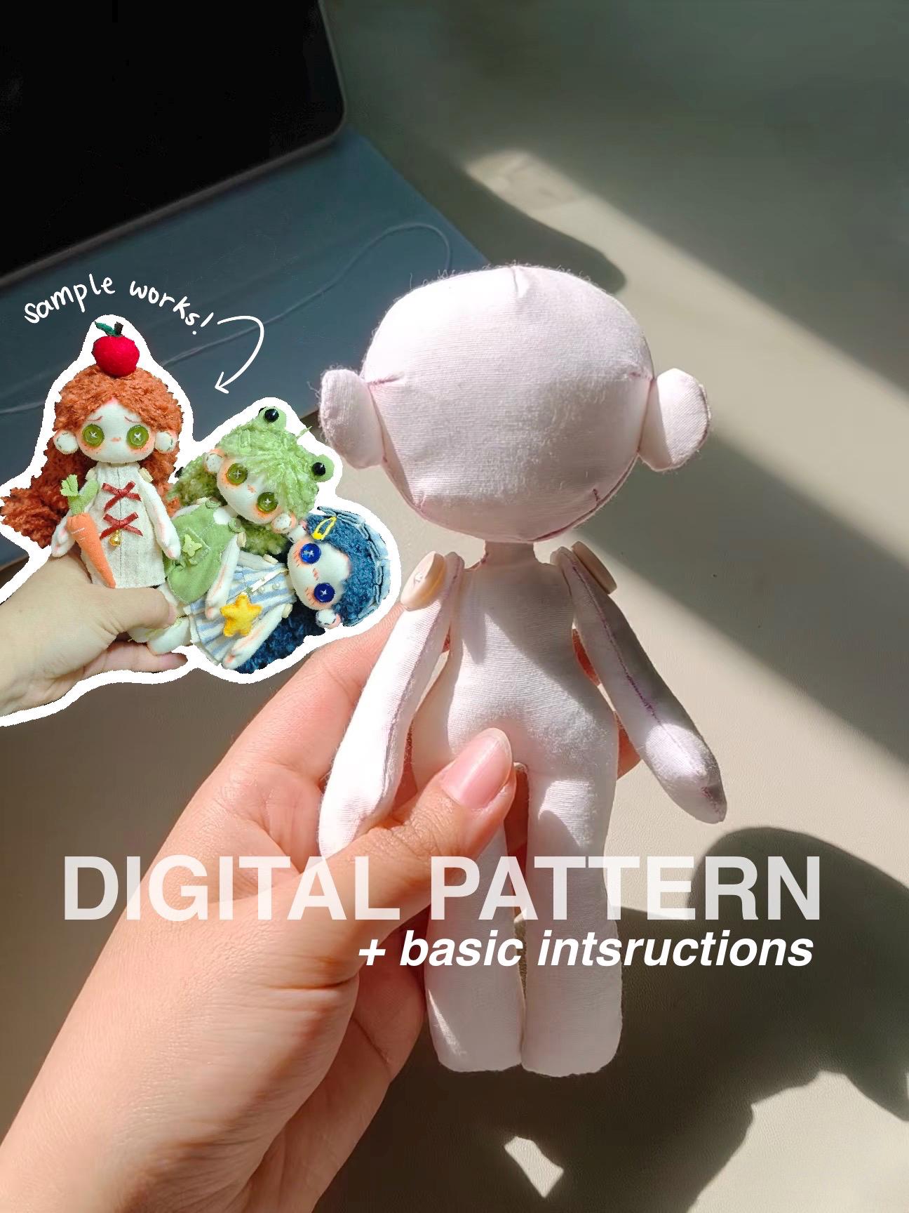 Button eye doll - Etsy 日本