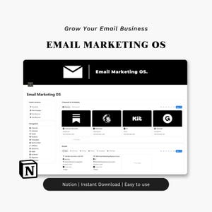 Email Marketing Planner Notion Template | Newsletter Calendar | Campaign Tracker | Content Dashboard | Digital Download