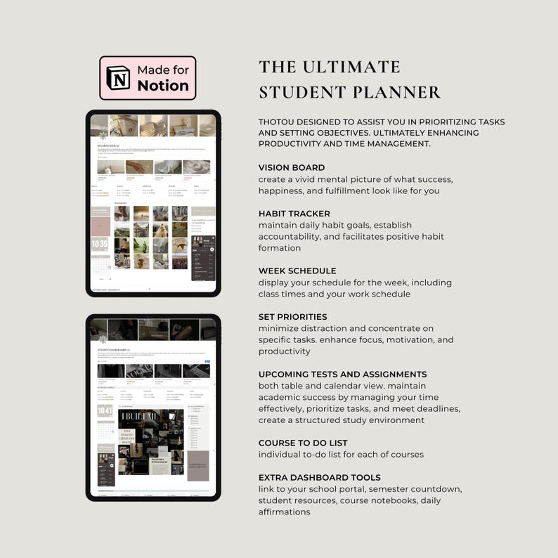 Notion & Google Sheets Template Bundle: Budget, Meal, Workout Planner ...
