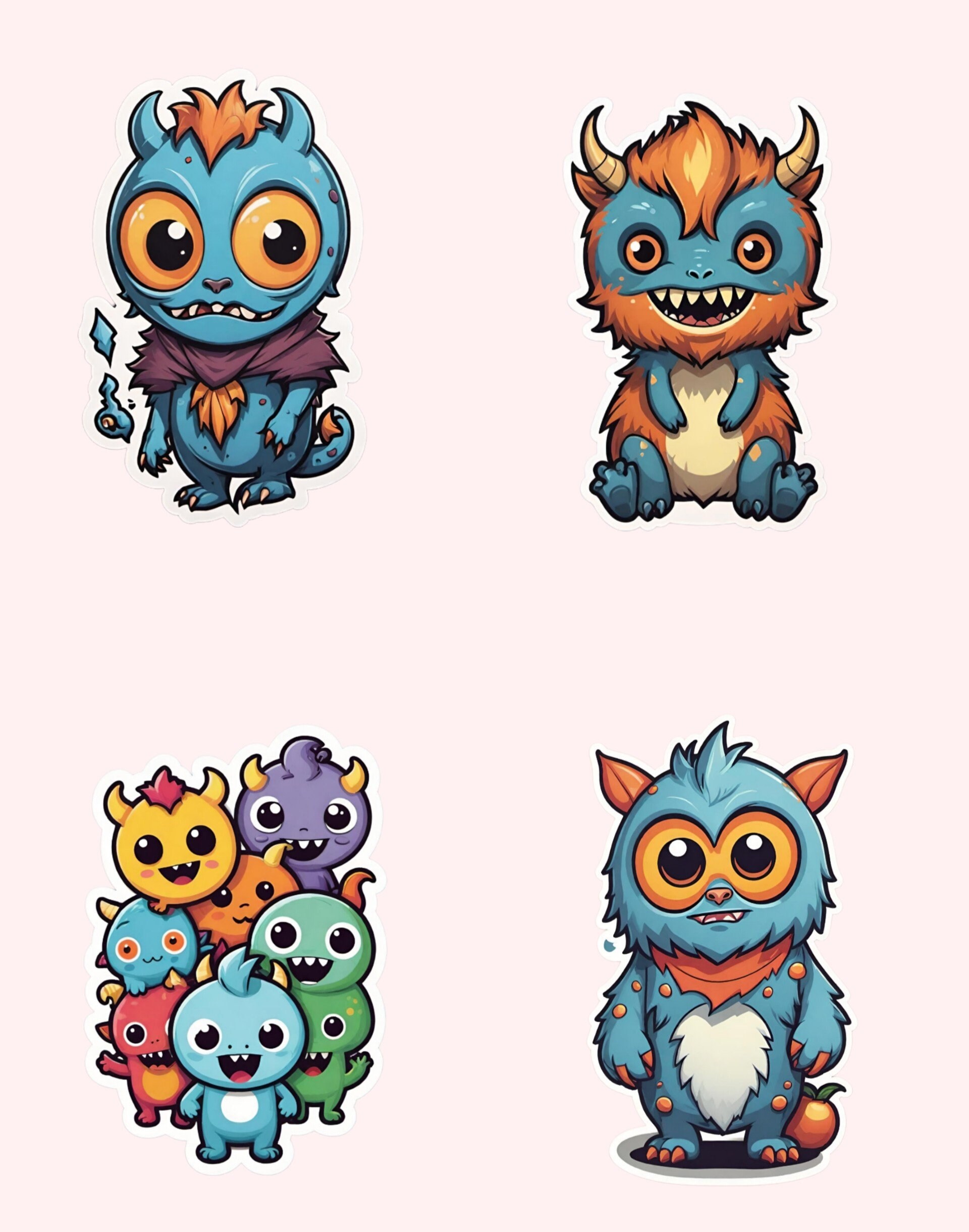Little Monsters Digital Download Sheets - Etsy