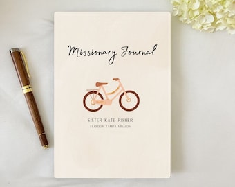 Personalized Missionary Journal, Bible Study, LDS mission, Gift for Missionary, Graduation Gift, Missionary Farewell, Mission Homecoming