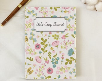 Floral Girls Camp Journal, Summer Camp Journal, Christian Journal, Christian Gift, Summer Diary, Graduation Gift, LDS Young Women's Journal