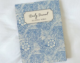 Personalized Hardcover French Vintage Floral Daily Journal