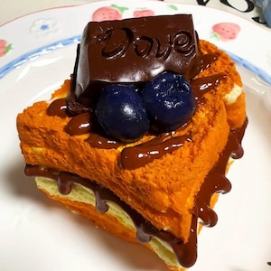 Juguete blando Taba de Soft Toast, colección de capas finas, antiestrés Soft Toast