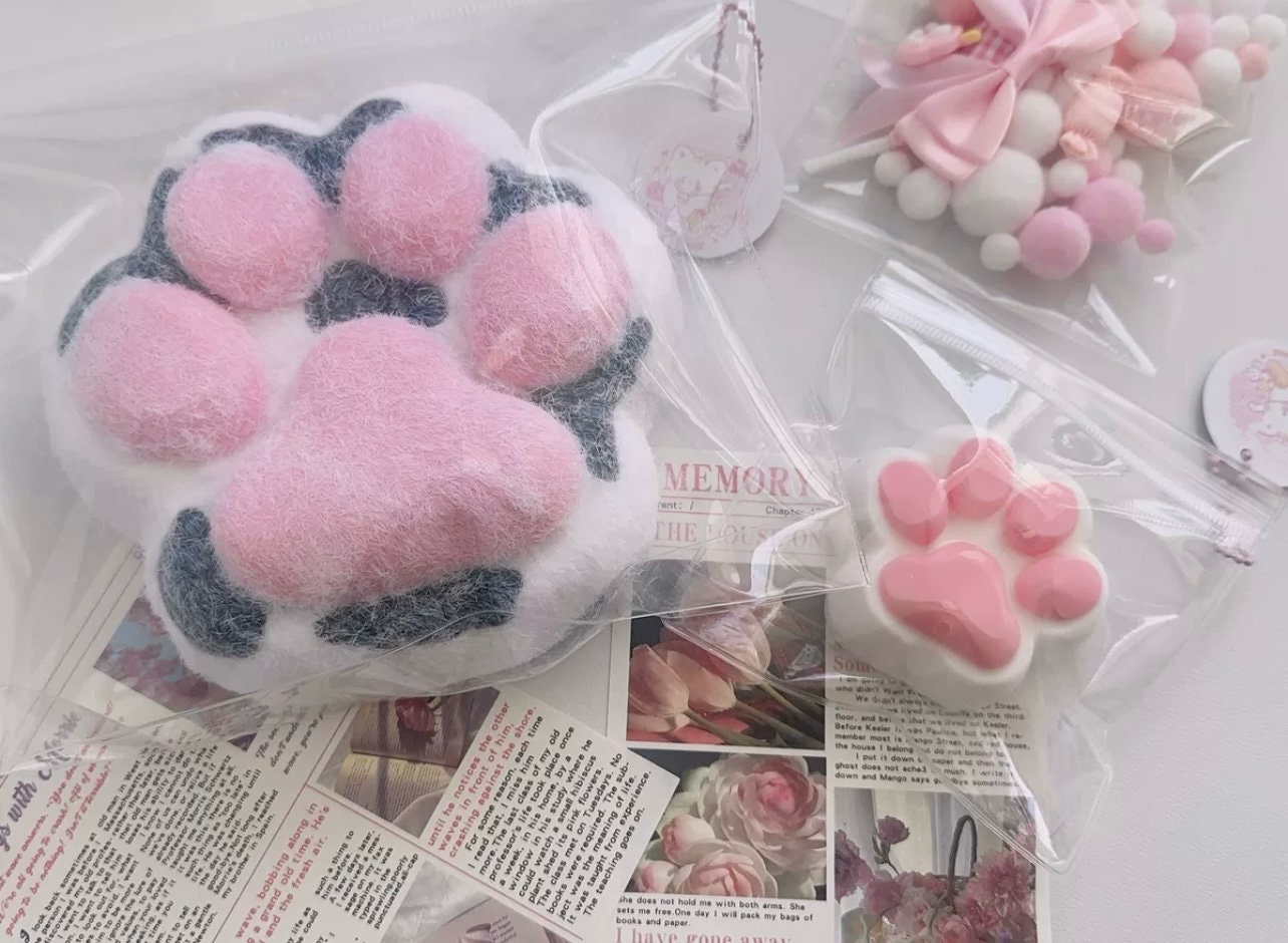 Mollette Per Stendere A Forma Di Zampa Di Gatto - 24 Pezzi, Morbide, Antiscivolo, Senza Impronte - Foto 5