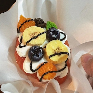 Dessert Taba Squishy Toy, Soft Stress Reliever, Unique Gift, Fun Fidget Toy, Foodie Squishy, Squishy For Anxiety, Kawaii Food