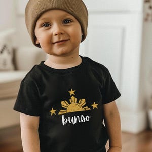 Filipino Toddler Bunso Shirt Birthday Gift for Philippine Kids Tagalog T-shirt for Bunso Filipino Culture Tee Unisex Toddler Filipino Merch