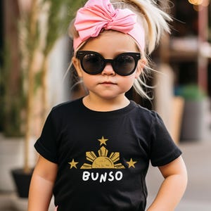 Filipino Toddler Bunso Shirt Birthday Gift for Philippine Kids Tagalog T-shirt for Bunso Filipino Culture Tee Unisex Toddler Filipino Merch