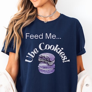Funny Filipino Food Tshirt Gift Tagalog T shirt Ube Cookies Crinkles T shirt Gift for Filipino Dish and Desert Lover Unisex Trendy T Shirt